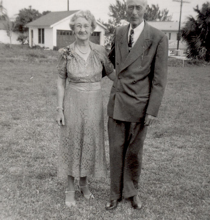 Grandpa and Grandma Davids, St. Petersburg, Florida, 1951 